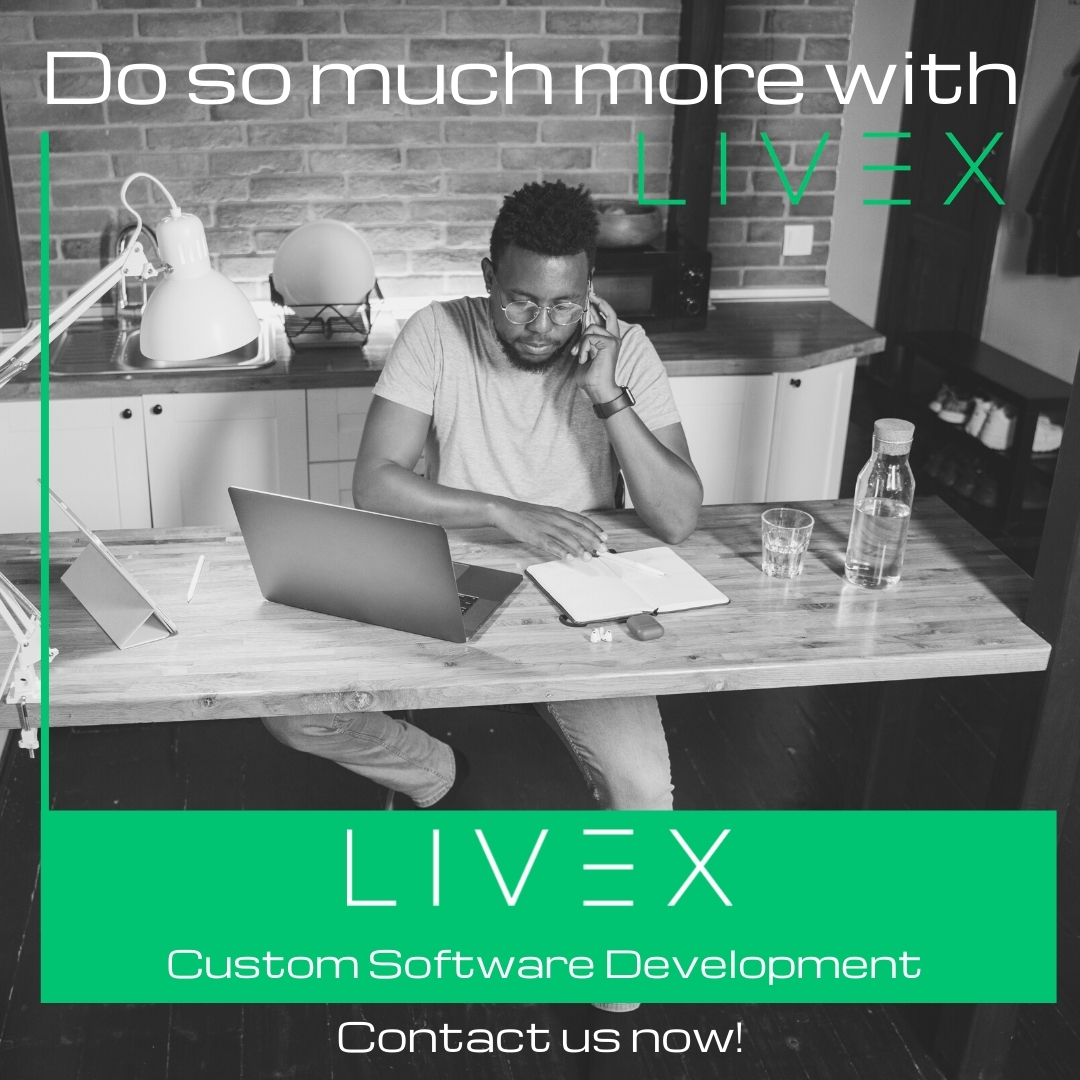 livexsoftware's tweet photo. Custom software solution for any size business.
Talk to us now about your software requirements or visit our website for more information https://t.co/DJttWVJYpn
#GrowWithLivex #livexsoftware #sme #business #wearesme #startup #softwaredevelopment #automation #machinelearning https://t.co/KJAwMeZx09