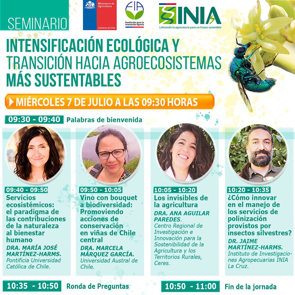 Programa Vino, Cambio Climático y Biodiversidad CL tweet media