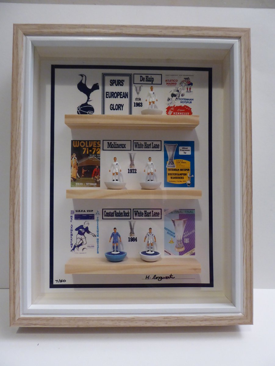 helcol123subbu1's tweet photo. A little focus on #Tottenhamhotspur tonight & a #subbuteo framed artwork based on #spurs european glory nights. DM for details @helcol123subbu1 #thfc #hotspurrelated #tottenhamnews #dailyhotspur #talkingthfc #talksport #coys #thespursweb #thespursexpress #kane #nunoespiritosanto https://t.co/ZN38u6k8P7