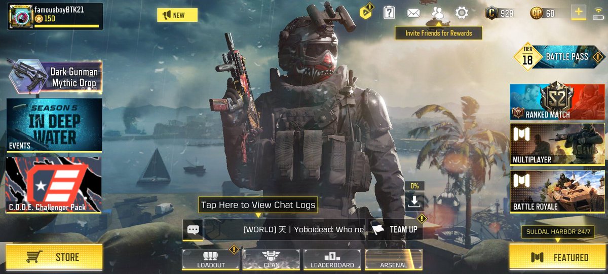 FamousboyB's tweet photo. @PlayCODMobile I JUST WANT TO SAY THANK YOU FOR THE NEW UPDATE https://t.co/9CBZW3fQ5p