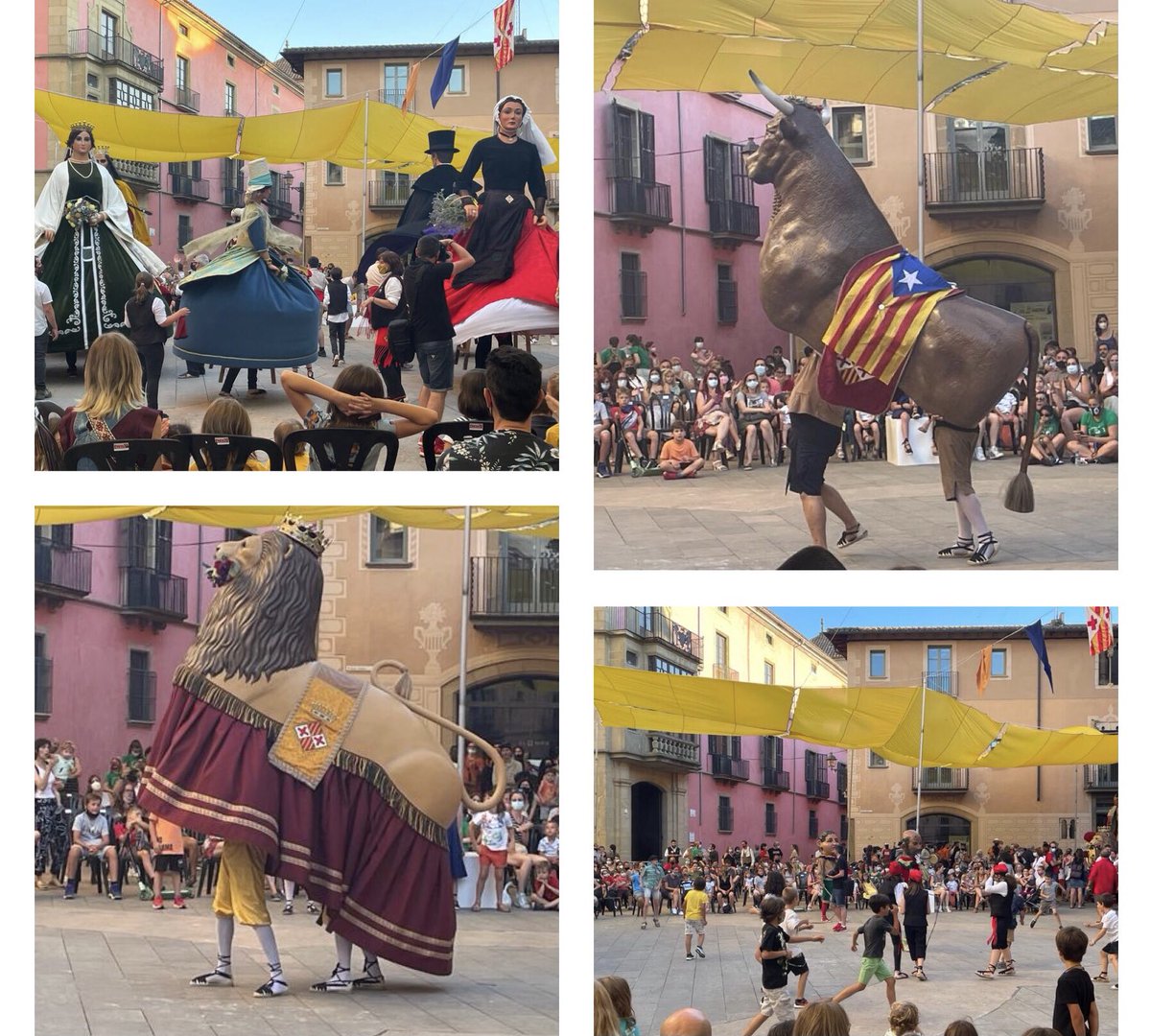 Xurriacada a la Plaça de la Catedral! Genial!!!! 🔝🔝🔝👏👏👏#gegantsdevic #gegantsdelcarrerdelariera #gegants #cavallets #ballsdegegants #xurriacada2021 #vic #osona #catalunya