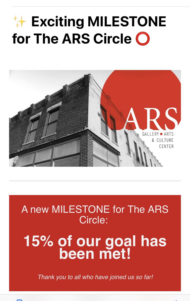 ARS is excited to share..
