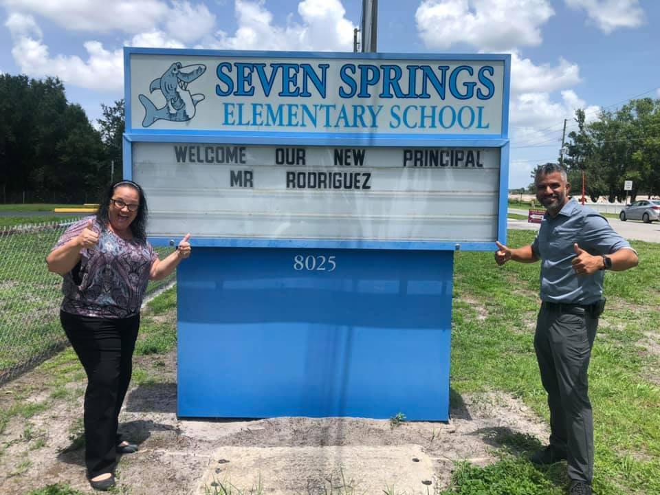 It is with great honor that I introduce you all to our new principal, Mr. Jimmy Rodriguez!