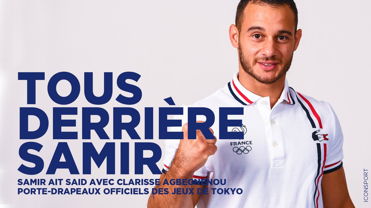 ffgymnastique's tweet image. Ce lundi 5 juillet, en direct sur France 2, le gymnaste français, @samiraitsaid4 a eu l&apos;honneur d&apos;être désigné porte-drapeau des Jeux de Tokyo au côté de Clarisse Agbegnenou. Il devient ainsi le premier gymnaste français à endosser ce magnifique rôle ! 🤩😍⛩🥵💪🇫🇷