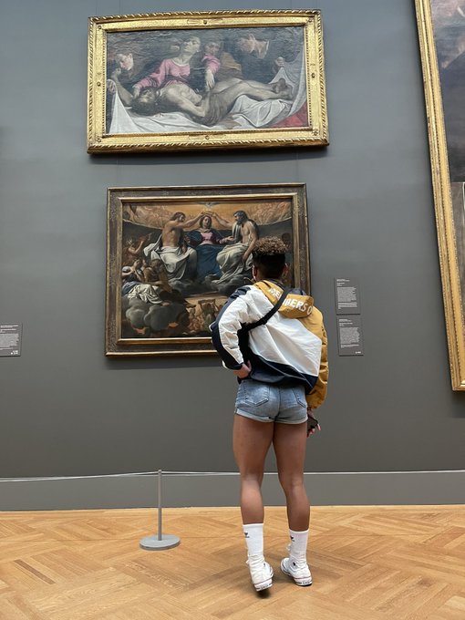 Admiring art ☺️ https://t.co/hwAChPCzS7