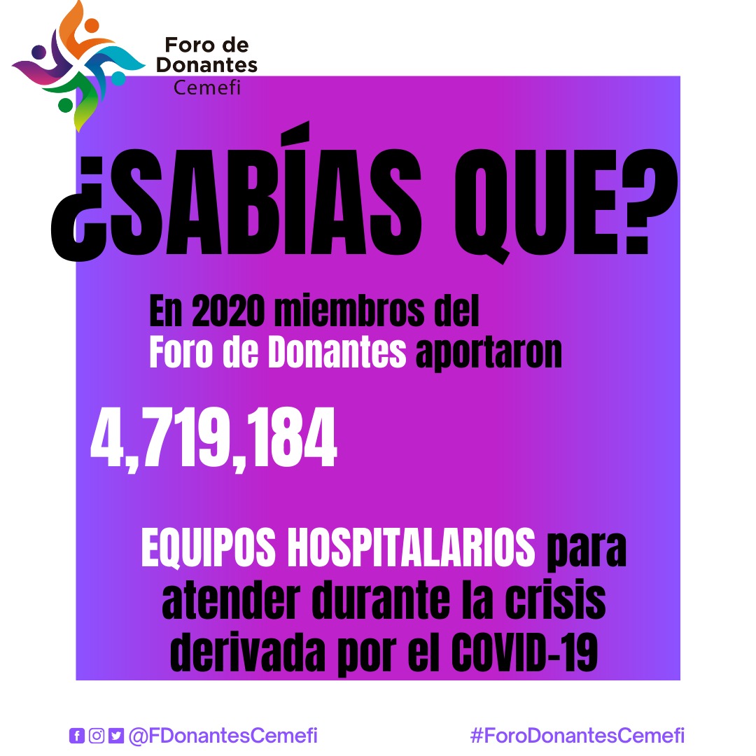 FDonantesCemefi's tweet photo. #ForoDonantesCemefi #AportesOSC #SiConLasOSC https://t.co/g2V1bpraXN
