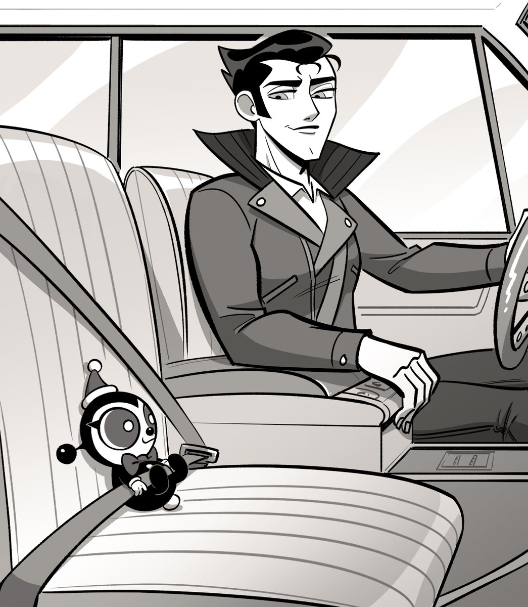 junkmixart's tweet photo. I had to draw this with Shifty and Buttons~😂♥️ Make sure to buckle in your small friends~  #Rockababy https://t.co/3xvs5HIme0
