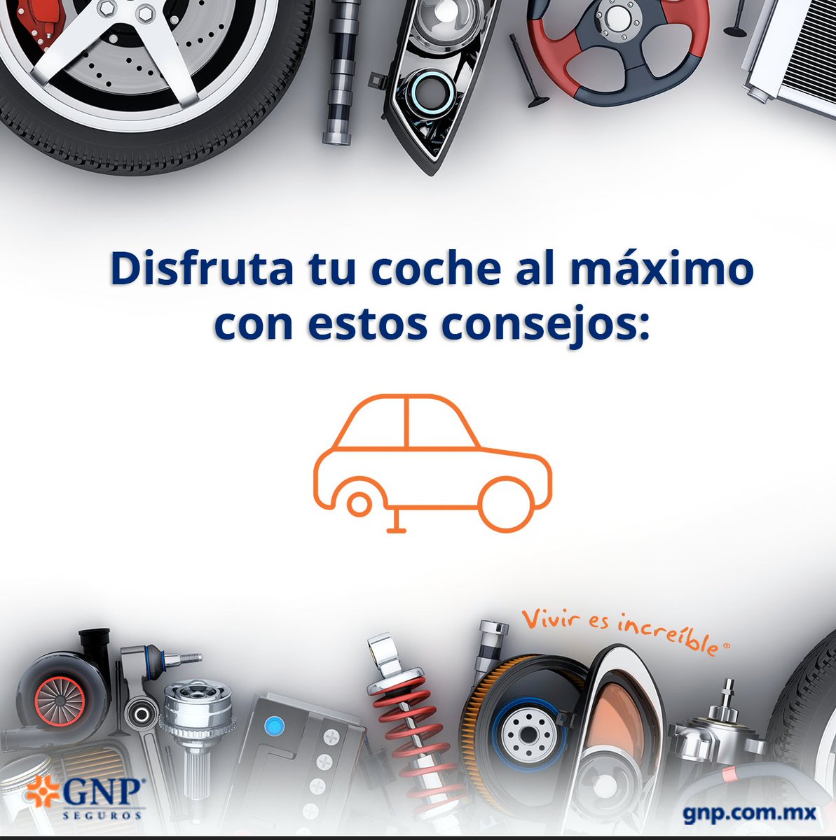 GNPSeguros's tweet image. De acuerdo con @INEGI_INFORMA, 92% de los accidentes de tránsito corresponden al conductor, sin embargo, darle mantenimiento periódico a tu auto🚗 ayuda a reducir la posibilidad de una descompostura que ponga en riesgo tu seguridad y economía. #PreviniendoconGNP #Viviresincreíble