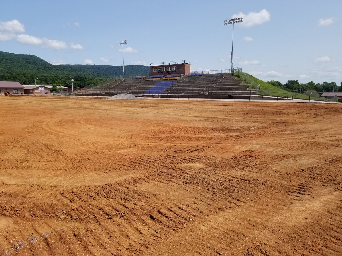 SCHSQBClub's tweet photo. ๐งField Construction Update๐ง
(Monday Update 7/5/21)
*Pics from Saturday 7-3-21
@SeqFootball
@RustyMcIntyre1
#Sequatchie
#ANewEra
#Turf
#TheFuturePlaysHere https://t.co/Cu4WHbaYSg