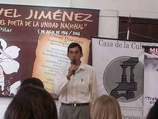 MarecosGregorio's tweet photo. "Hoy a siete años de la publicación de mi primer libro, con gran satisfacción les comparto la adjudicación del proyecto por Fondec para la impresión de un nuevo libro "Relatos del Ñeembucú" colección de cuentos, en camino a la publicación".
Carlos Miguel Torales, escritor. https://t.co/m4sdk4HD2U