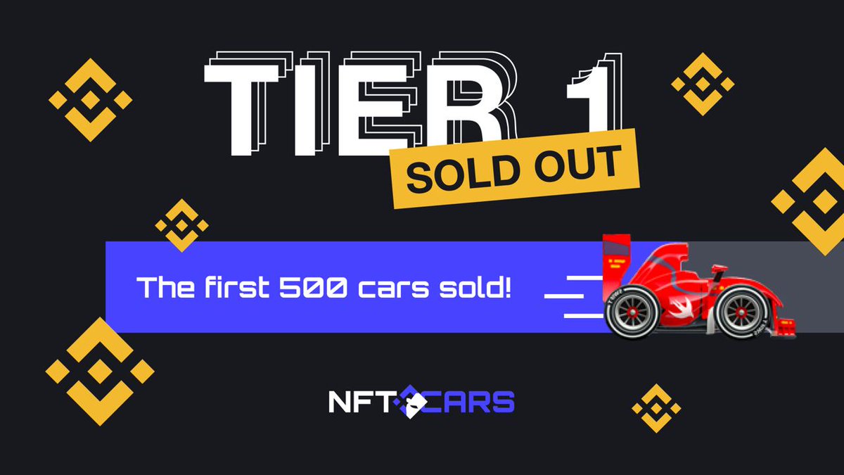 TIER 1 SOLD OUT!

Our customers are as fast as new Bugatti or McLaren models. The next tier starts at 0.1 BNB per car

nftcars.me