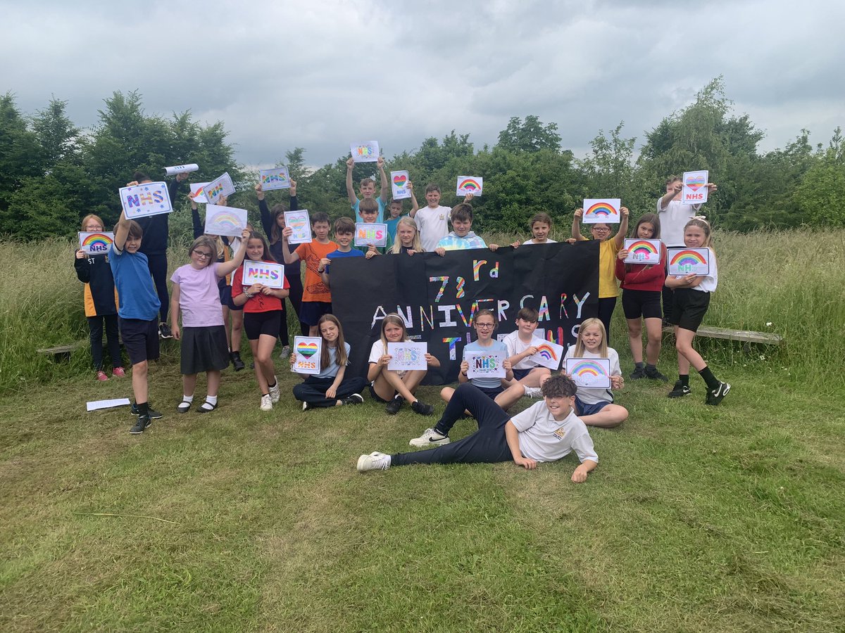 Year6KJAR's tweet photo. ABN class assembly - celebrating the anniversary of the NHS  #ThankYouNHS https://t.co/m7WoZ3OPIx