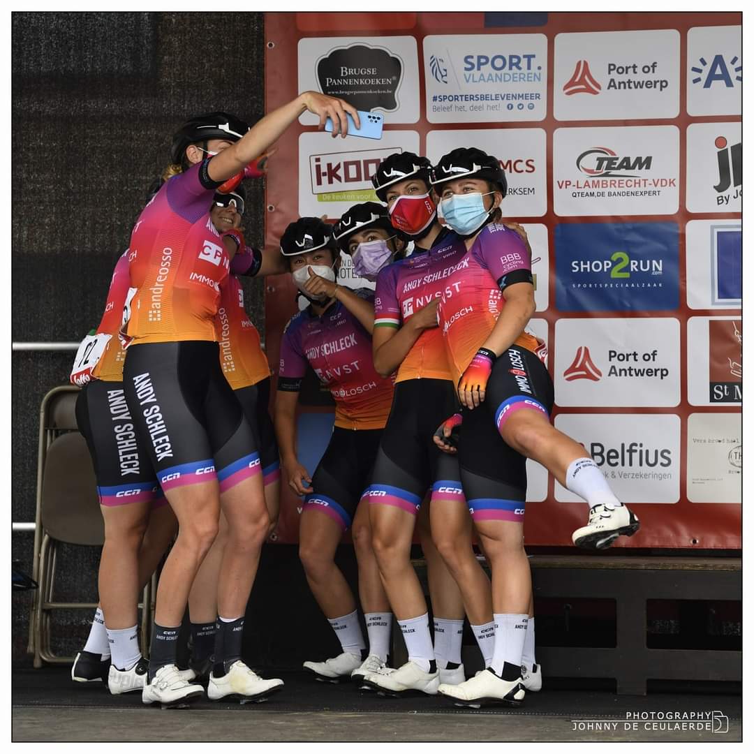 GCrauwels's tweet photo. #andyschleckcycles #cpnvst #immolosch Cycling Team 
#andreosso #bbbcycling #ccnsport #limburgsesnelkoeriers #loterienationale #skoda #viro #ConectTelecom #gptrans #safe4u #globalcyclingmovements #safzeisseng #cyclonbikecare #cervelobikes @I_KOOK_keukens 
#cycling #luxembourg https://t.co/vbhx4L3Pvq