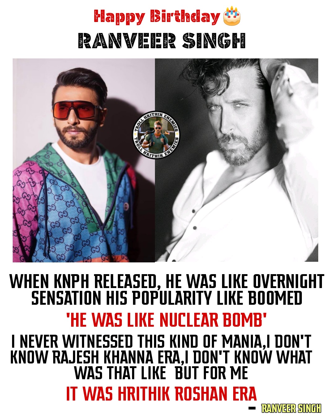 Happy Birthday superstar    Waiting ur video call HAPPY BIRTHDAY RANVEER SINGH 