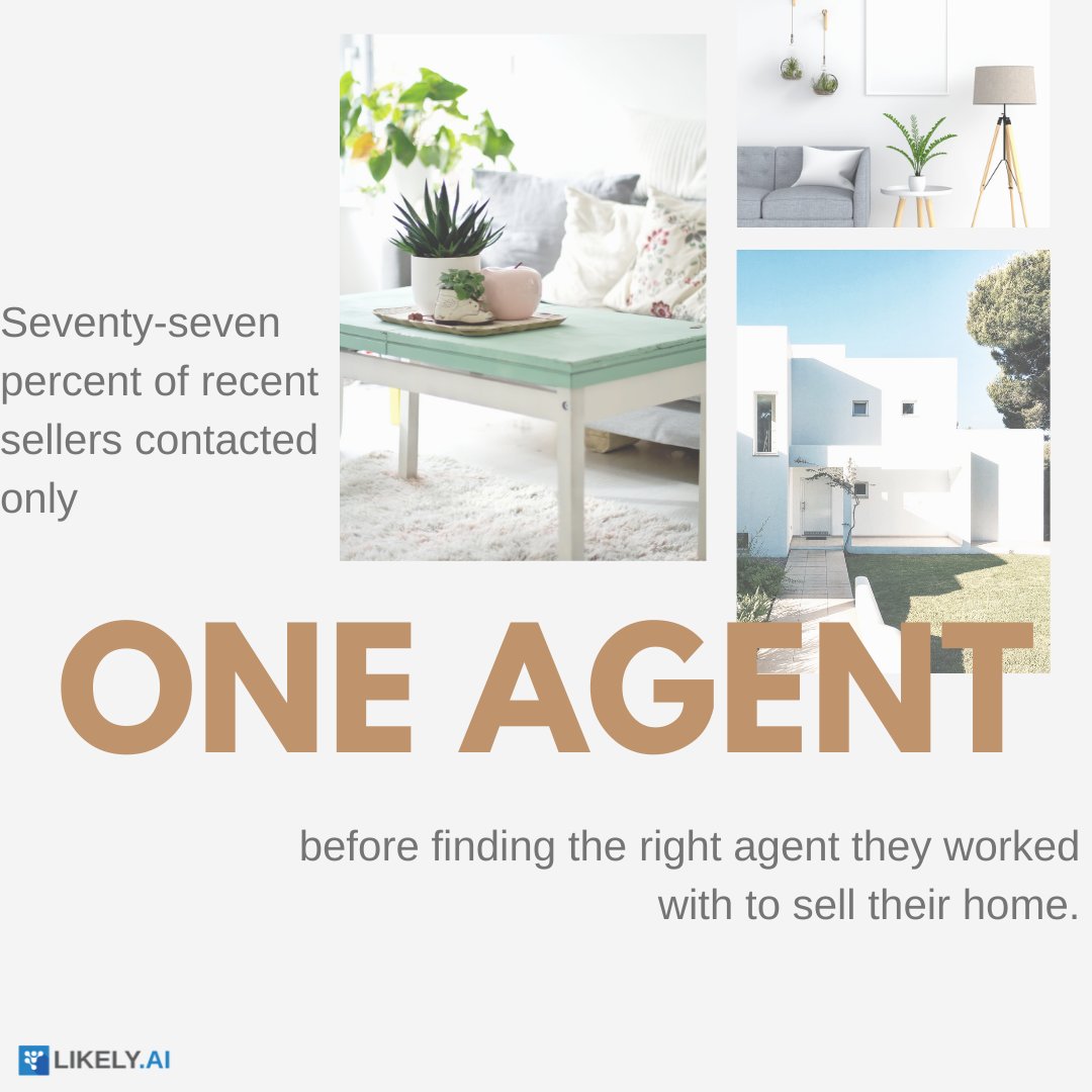LikelyAI's tweet image. THIS is why a long term nurture of your leads matters.  You want them to remember your name when they are ready to pull the trigger.

#likelysellers #databaseREfresh #bigdata #realestate #justlisted #justsold #leadgeneration #ai