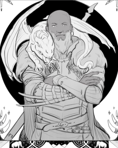 TitansNestBooks's tweet photo. Yul Berghammer, the largest of the Bitten Knights, is a man of few words. One must be resilient in both mind and body to survive on the borders of the Forbidden Frost where Yul was raised. https://t.co/EoymDPJRza