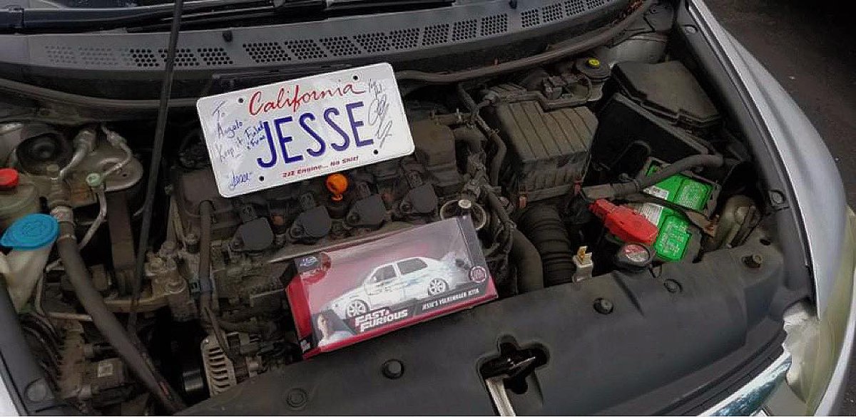 FuelednFurious's tweet image. Finally got my hands on a custom signed license plate by the one and only @ChadLindberg 😀😀 Can't wait to display this with everything else! 

#fastandfurious #fastfam #monday #licenseplate #signedlicenseplate #chadlindberg #bringbackjesse #vwjettadiecastcar