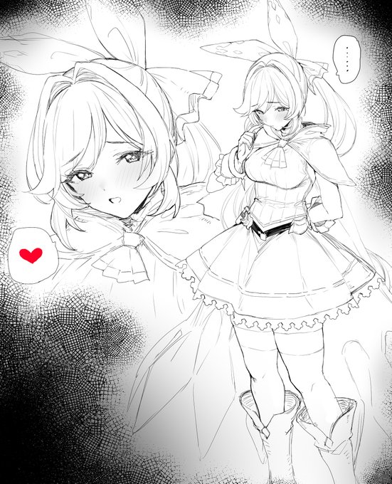 クラリスちゃん落描き 