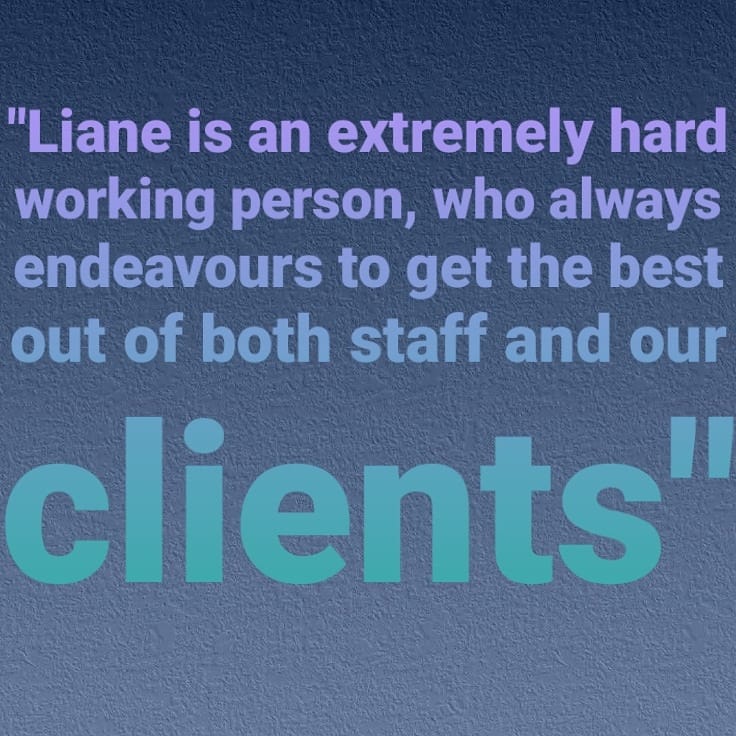 CGCareLTD's tweet photo. Our first ever employee of the month. For the month of June is ........ Liane! Below are some comments by both staff and clients to show just the impact she has as a Personal Assistant! 💛 https://t.co/lz79GnA6V9