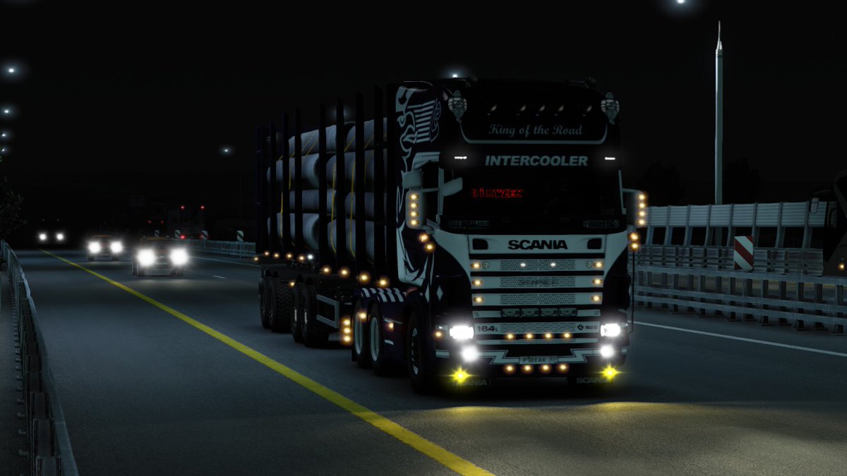 95Diegoignacio's tweet image. Well, the night has come, it&apos;s time to find a place to rest.

@SCSsoftware #ETS2 #EuroTruckSimulator2 #Scania