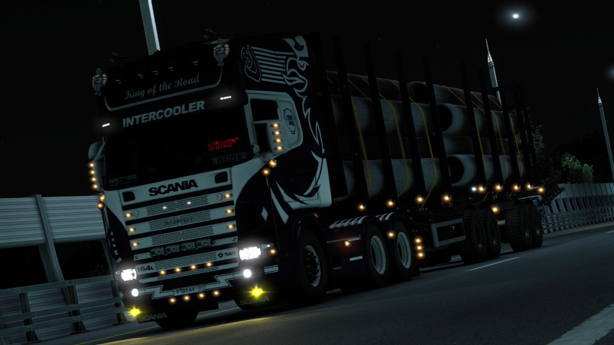 95Diegoignacio's tweet image. Well, the night has come, it&apos;s time to find a place to rest.

@SCSsoftware #ETS2 #EuroTruckSimulator2 #Scania