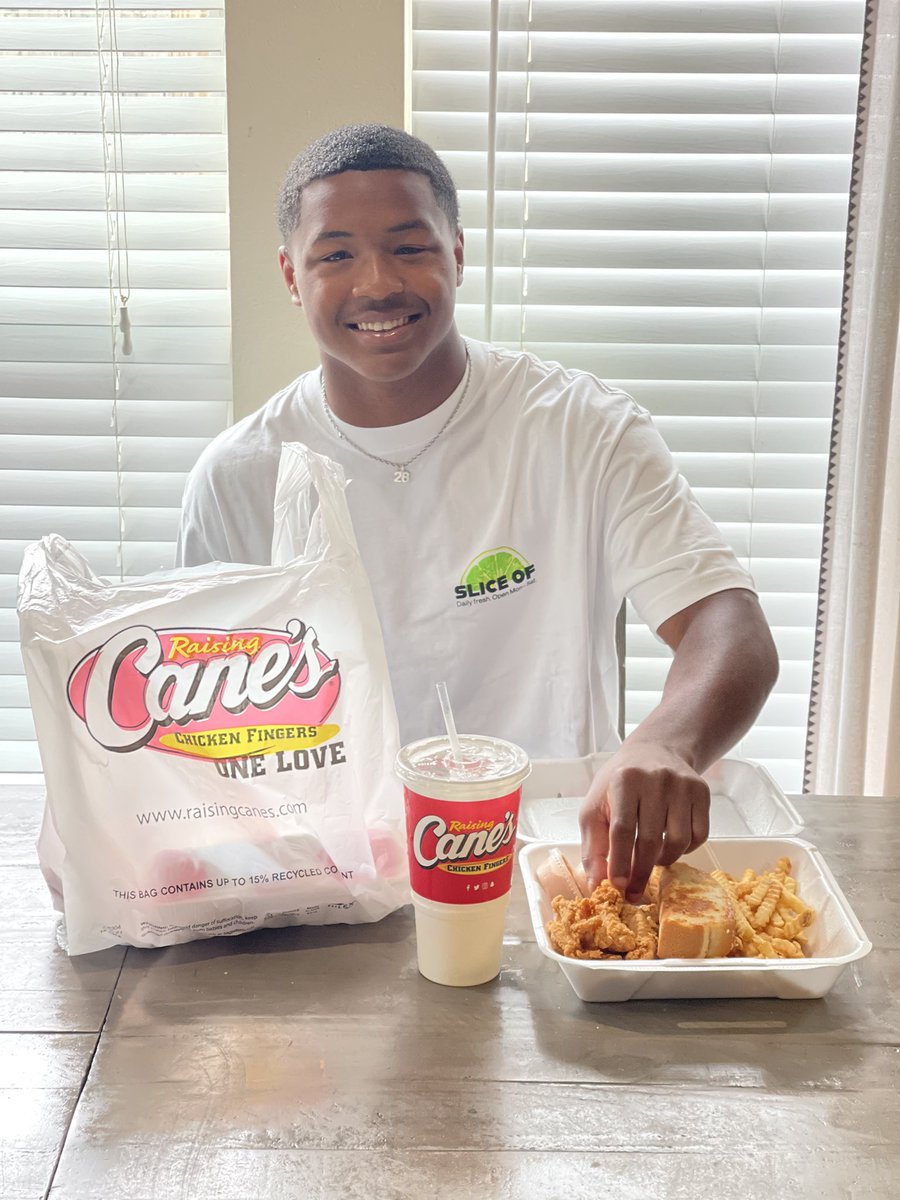 Fueling up post workout with my go to @Raising_Canes! #caniacambassador