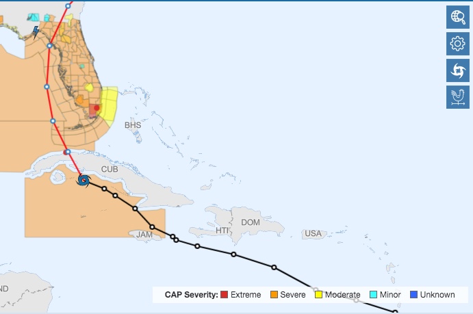 SportsLineNews's tweet image. #TropicalStormElsa update..information provided by WMO as of 11:15 AM Jul.5rd 2021..track position 21.5N 81.2W moving at 13.8094 MPH, pressure 1006hPa, maximum wind speed 63.2929 MPH, gust 74.8007  MPH! #Weather #SimpleTracking @CutlerRidgeLAZ @MarcHochman @AlexDonno @PhilFerro7