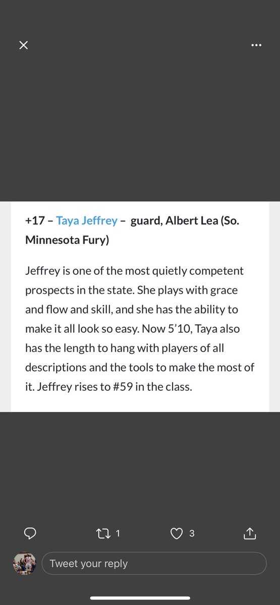 Albert Lea HS GBB tweet media