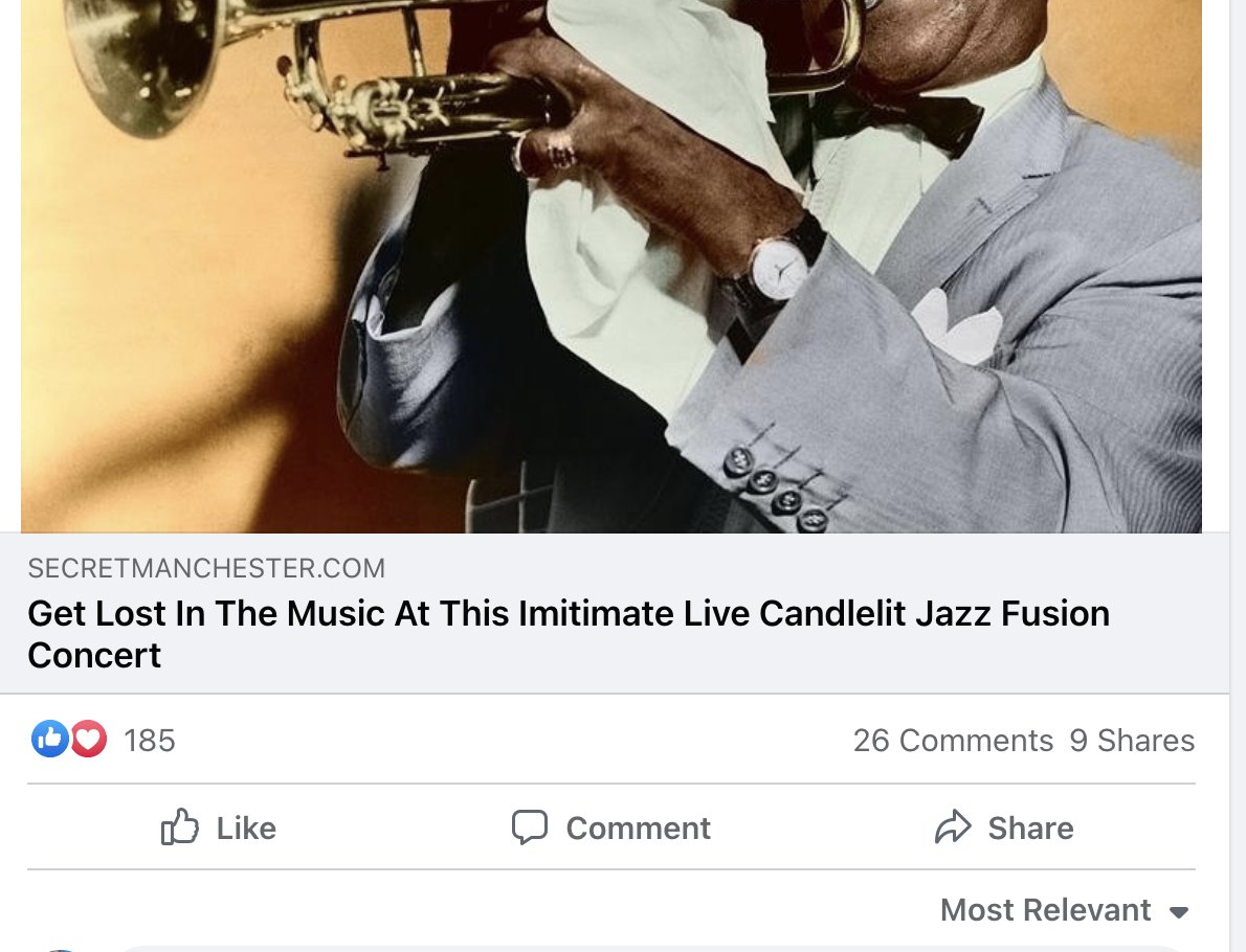 I've always said that Manchester just wouldn't be the same city without its imitimate candlelit jazz fusion gigs