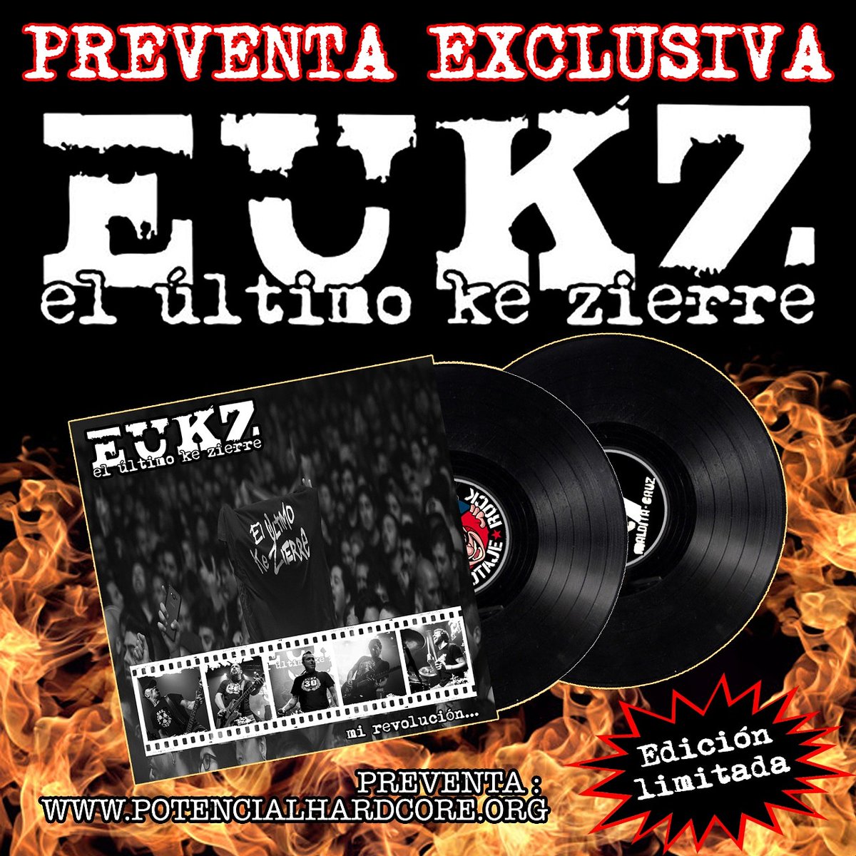 Quedan muy pocas copias disponibles para el estado del nuevo vinilo de @eukzspace "Mi Revolución"
👊🔥 bit.ly/3qPQrG8