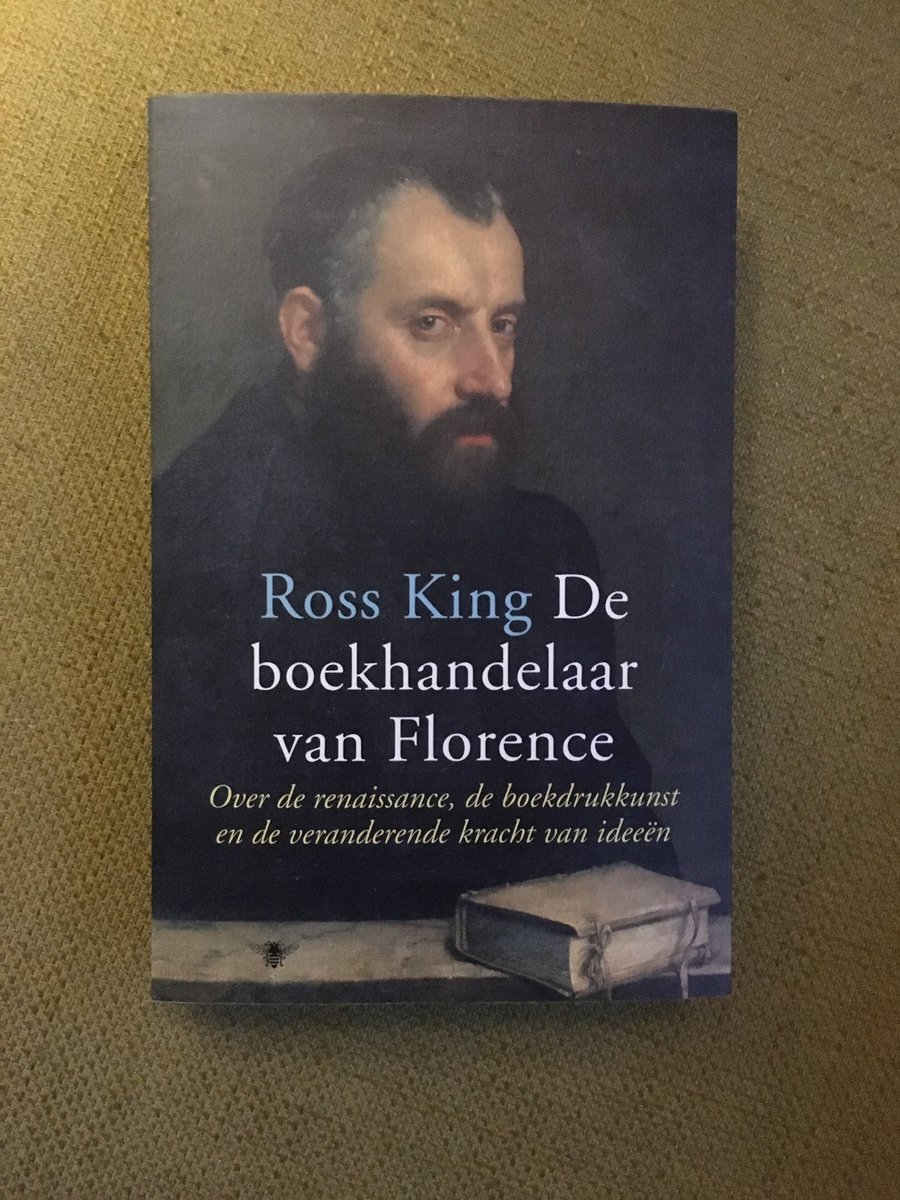 Prachtig rijkgevuld portret van de grondleggers van het boekenvak. Alles deden ze toen in Florence ook al:  (over-)schrijven, redigeren en illustreren, drukken, publiciteit regelen, verkopen en lezen. Alleen doen we het nu vooral heel veel meer. #rossking