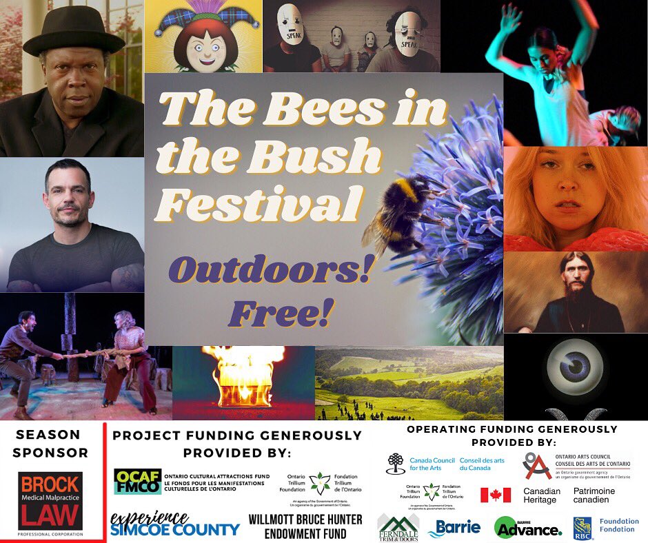 Book your free tickets today!

An eclectic collection of outdoor theatre experiences awaits you at The Bees in the Bush festival this summer.

Do not delay!

tift.ca/the-bees-is-th…