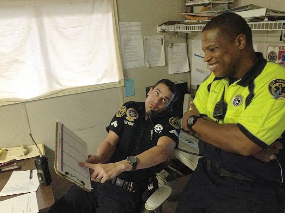 Caption this. 

#DanandTitus #ThePulse #EMS #NOEMS #Nightwatch #LiveRescue #FirstResponders #IToldHim #HeNeverListens #EMT #Paramedic <a href="/TitusTero/">Titus Tero</a> <a href="/DanFlynn/">Dan Flynn</a>