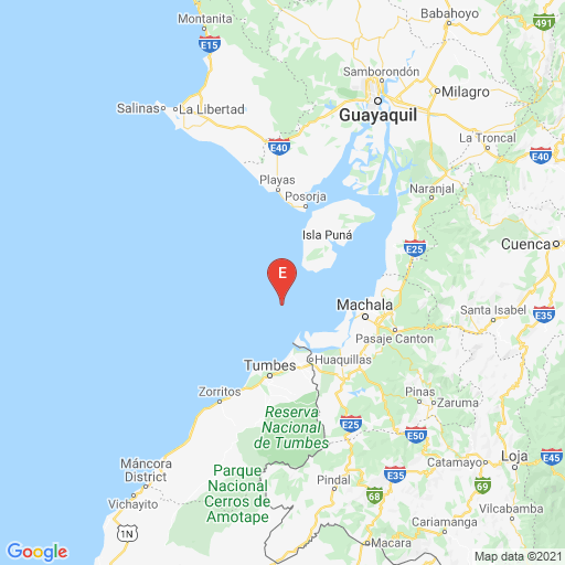 IGecuador's tweet photo. #SISMO ID: igepn2021nbxn Revisado 2021-07-05 20:02:19 TL Magnitud:3.61 Profundidad: 29.69 km, a 33.82km de Huaquillas,El Oro,Latitud: -3.2082 Longitud:-80.3661 Sintio este sismo? Reportelo! en https://t.co/DRSpLISxRA https://t.co/K7jqbbupdN