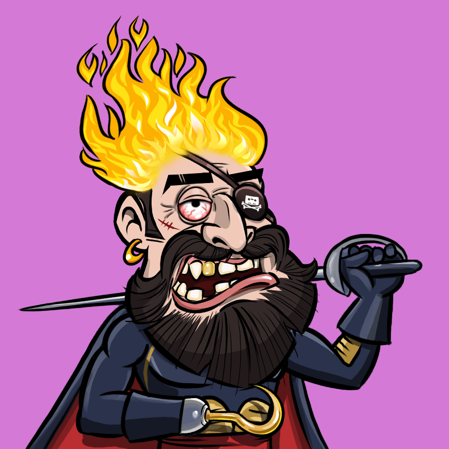 Found this pesky one who started the fire and I'll have him walk the plank 🔥 One lucky winner will get to take him home!

1. Follow @ptbc_io &amp; myself
2. Join discord: discord.gg/mXX7xDPfjv
3. RT &amp; tag a friend!

End 7 July! #savethepirates #nft #NFTCommunity
