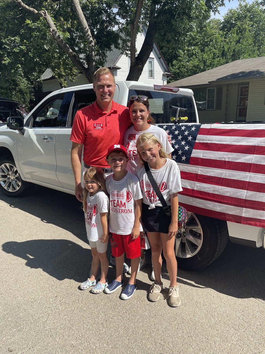 SenBLindstrom's tweet photo. My family and I had a great weekend celebrating Independence Day and meeting so many of you in Ralston and Seward! https://t.co/TLFc3hI2vQ