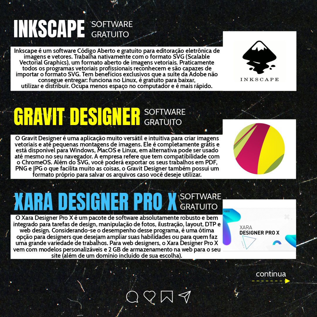 designermarcusv's tweet image. Olá amigo designer ou entusiasta desta profissão que amo 😍😍😍. Neste post vou apresentar 8 programas para você trabalhar com seus Vetores. Alguns muito conhecidos e outros nem tanto.
#designer #vetor #criação #design #vector #arte #vetorial #illustrator #designgráfico #poa