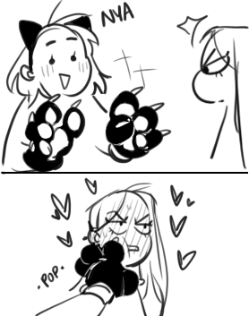 💀she is too happy 