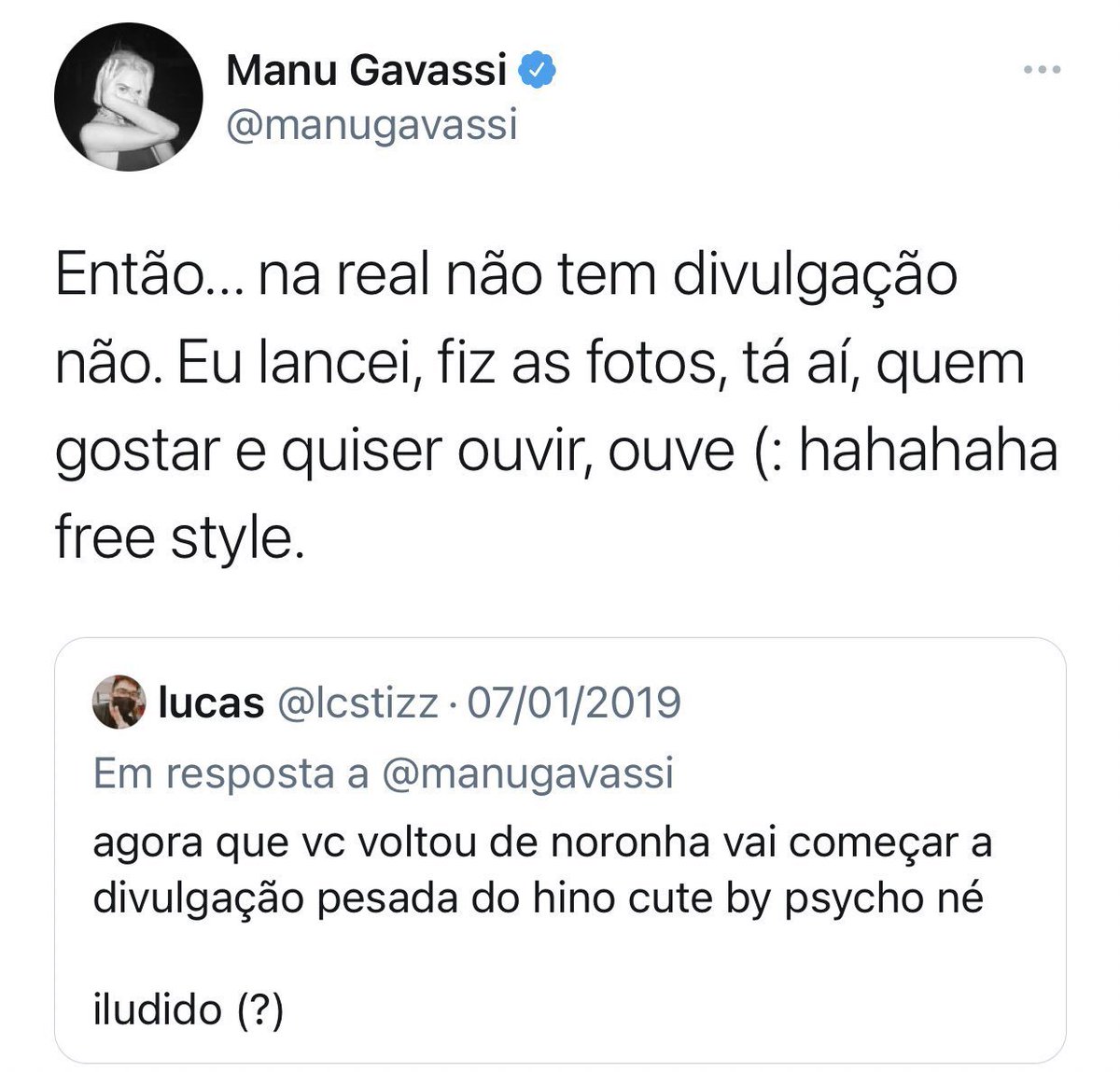 Parece alguém que eu conheço...