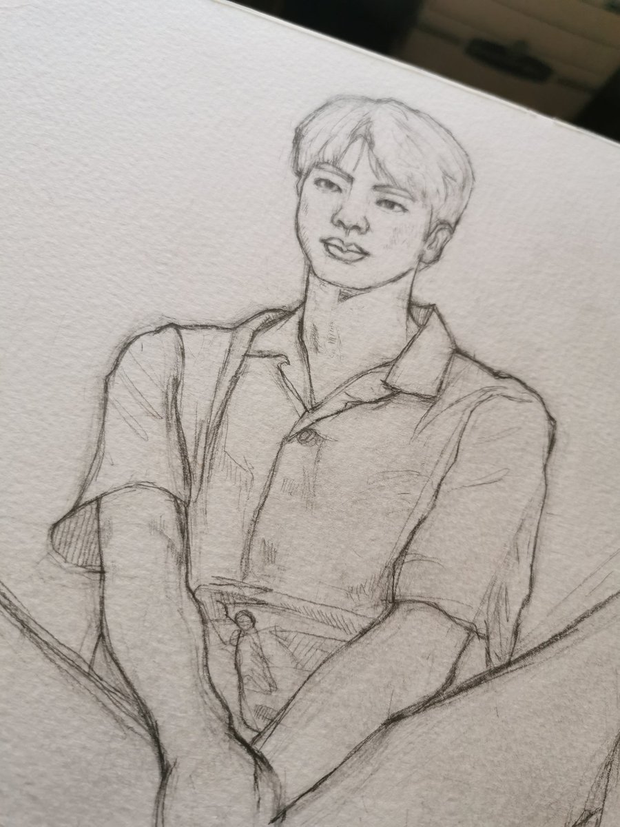 Calico_ann's tweet photo. #wip #Jin https://t.co/iJodVFGsFt