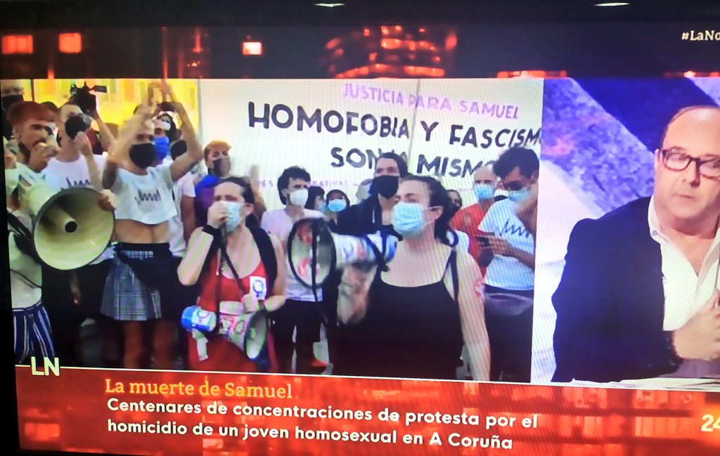 Rubenfores2's tweet photo. La muerte de Samuel???? 
Llamar muerte al asesinato es otra forma de ser cómplice de esta basura...
La televisión pública no debería caer en estos errores tan grandes.
#lanoche24h https://t.co/nOh7kRRh8f