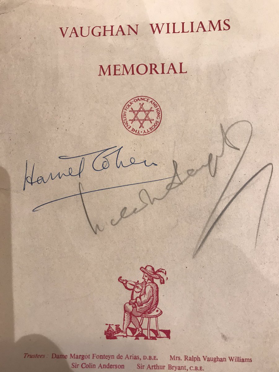 marciehughes's tweet image. Treasures found amongst my late father’s papers 💚#harrietcohen #peterpears #benjaminbritten
