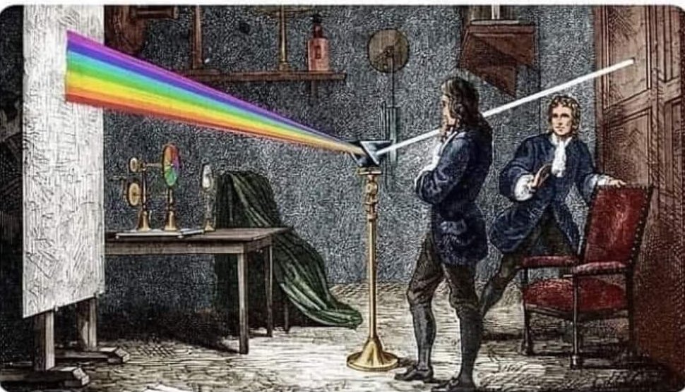 memes_fesc's tweet photo. *La gran peste ataca Inglaterra y mata miles de personas*
Newton en cuarentena: “Jaja Mira, unos colores” https://t.co/kZ3g2v7WGa