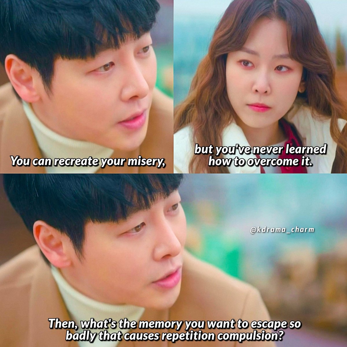 Kdrama_Charm's tweet photo. Being a psychiatrist, Young Do understand her pain and misery just by looking things in her home. He will help her to overcome and heal her wounds. 

#YouAreMySpring #SeoHyunJin 
#KimDongWook #너는나의봄
#YouAreMySpringEp1 https://t.co/Lsxtd4Co5T