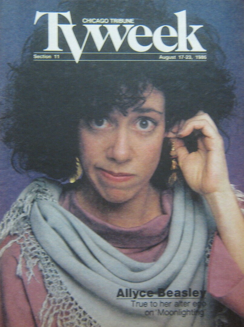 Happy Birthday to Allyce Beasley, born on this day in 1952.
Chicago Tribune TV Week.  August 17-23, 1986 