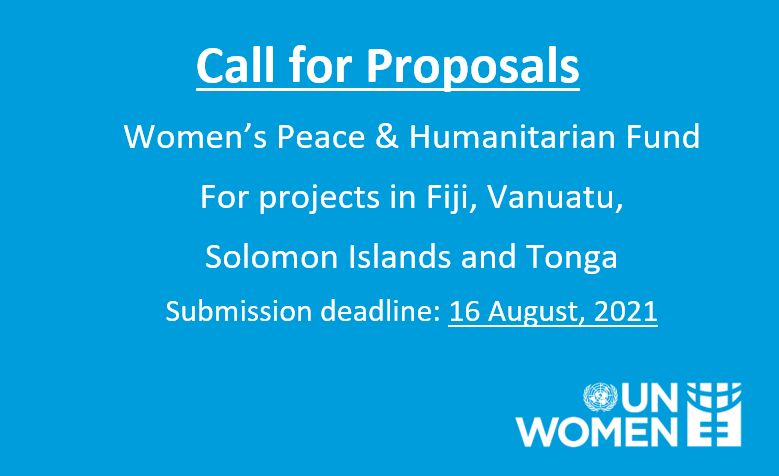unwomenpacific's tweet photo. Call for proposals: @wphfund in the Pacific is looking to fund projects in #Fiji #Vanuatu #SolomonIslands and #Tonga that contribute to enhancing inclusive &amp; gender responsive #humanitarian/crisis planning, frameworks &amp; programming. https://t.co/fGirsBH08V https://t.co/bhEPys1MTy