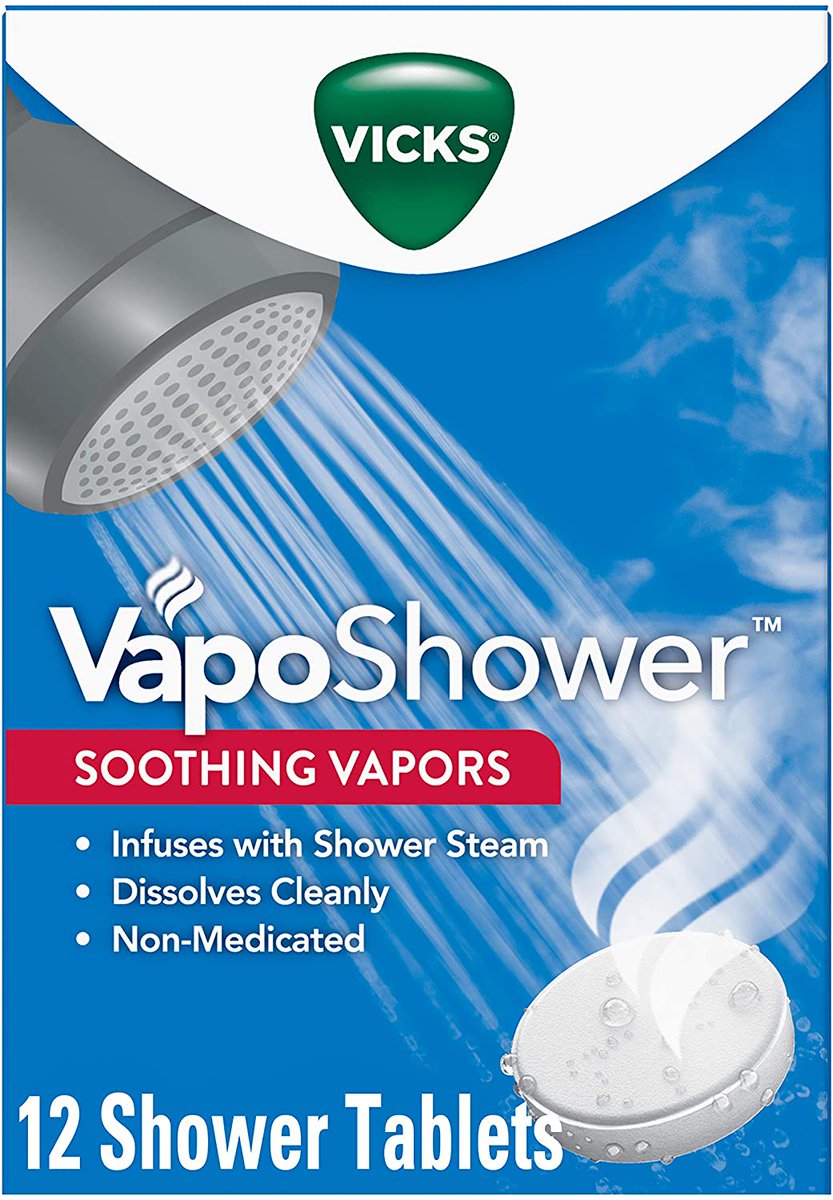 Vicks VapoShower, 12ct Shower Bomb Tablets, 4 Boxes of 3 Tablets, Soothing Vicks Vapor Steam Aromatherapy with Eucalyptus and Menthol 

https://t.co/waUno6dU6u

#CoronaVirus #Supplies #Restock #BwcDeals https://t.co/lNI2wZzAdE