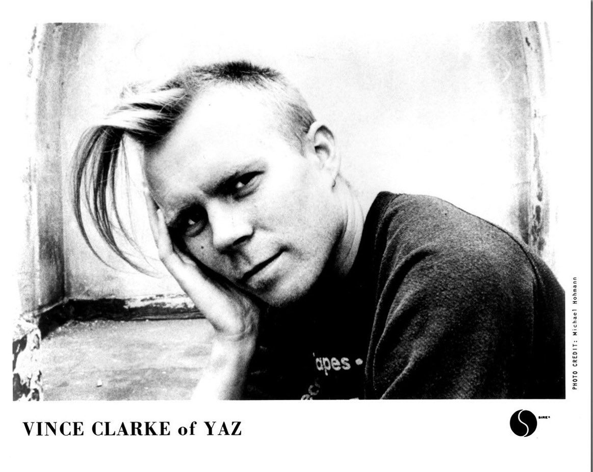 michaelhohmann's tweet photo. Happy belated Birthday #vinceclarke! After he left @depechemode #DanielMiller comissioned me to take some press pictures of Vince for @MuteUK at #blackwingstudios in a Former church in London.

#flasback #80s #depechemode #yaz #yazoo #newwave #blackandwhite #muterecords https://t.co/TV4QHVjdJP