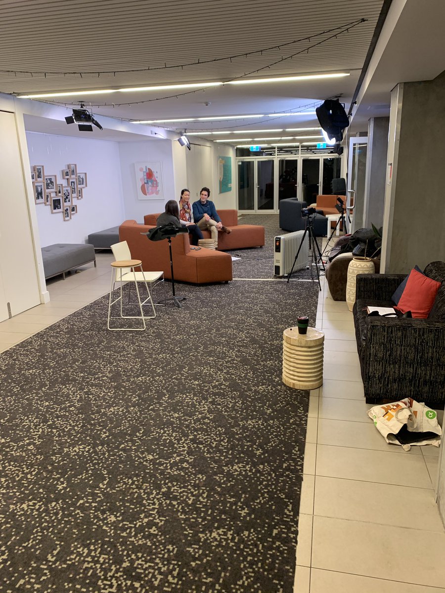 villagedale's tweet photo. Our link missionaries Sam &amp; Em being interviewed by Jess. https://t.co/yaz7etrggi