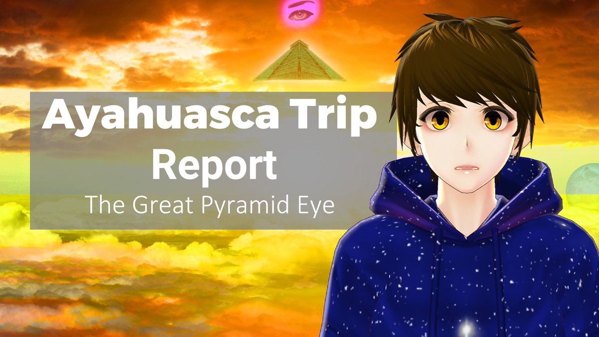 When I had my first Ayahuasca trip, I found myself in front of a huge pyramid, with a giant eye floating above, illuminated by a rainbow. Ayahuasca isn't only healing, it's an adventure. Watch w/ link below.

bit.ly/3Aye4Yb

#visionaryartist #ayahuasca #nftartist #nft